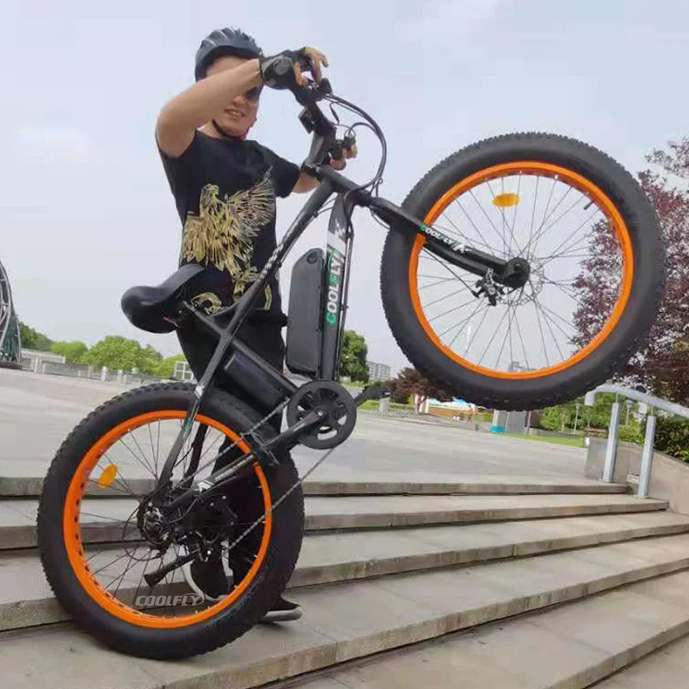 Factory Supply Electric Fat Tire Bike  FATBIKE26 26inch Electric Mountain Bike With PAS Bicicletas Elctricas for Sale