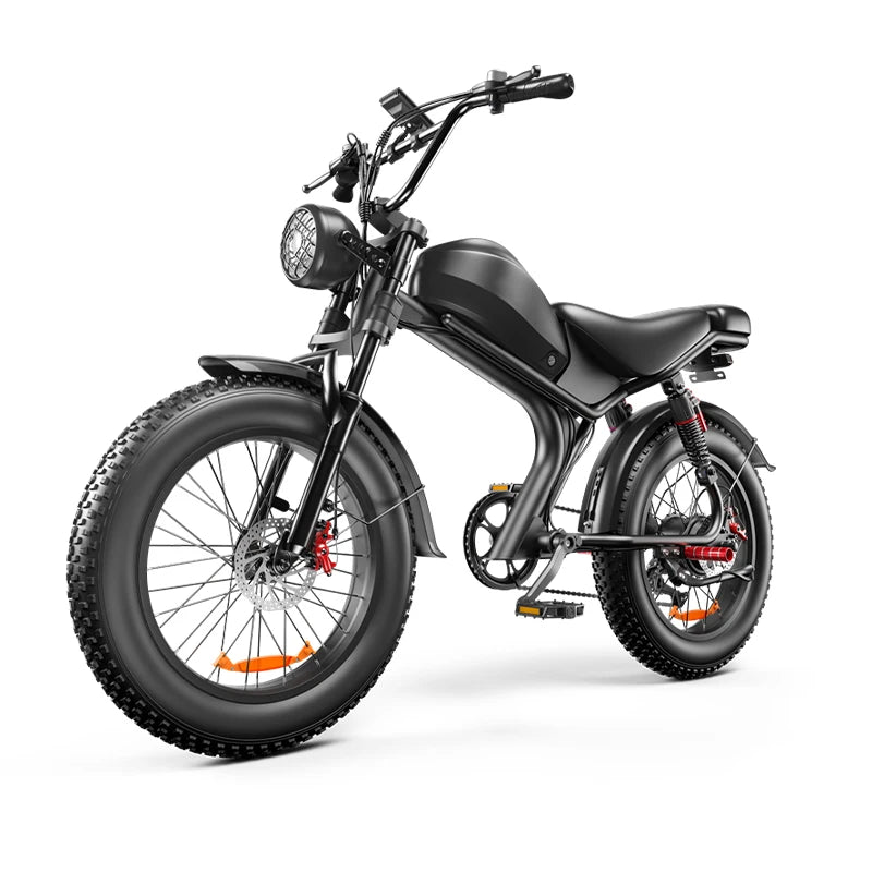 7-Speed 20 Inch Full Suspension Folding Electric Bike
