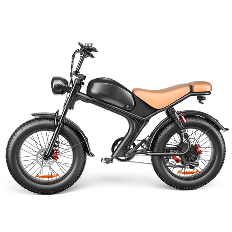7-Speed 20 Inch Full Suspension Folding Electric Bike