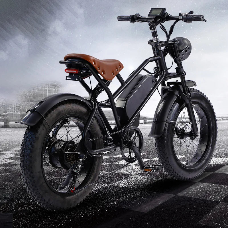 20-inch Retro Wide Tire Electric Bike