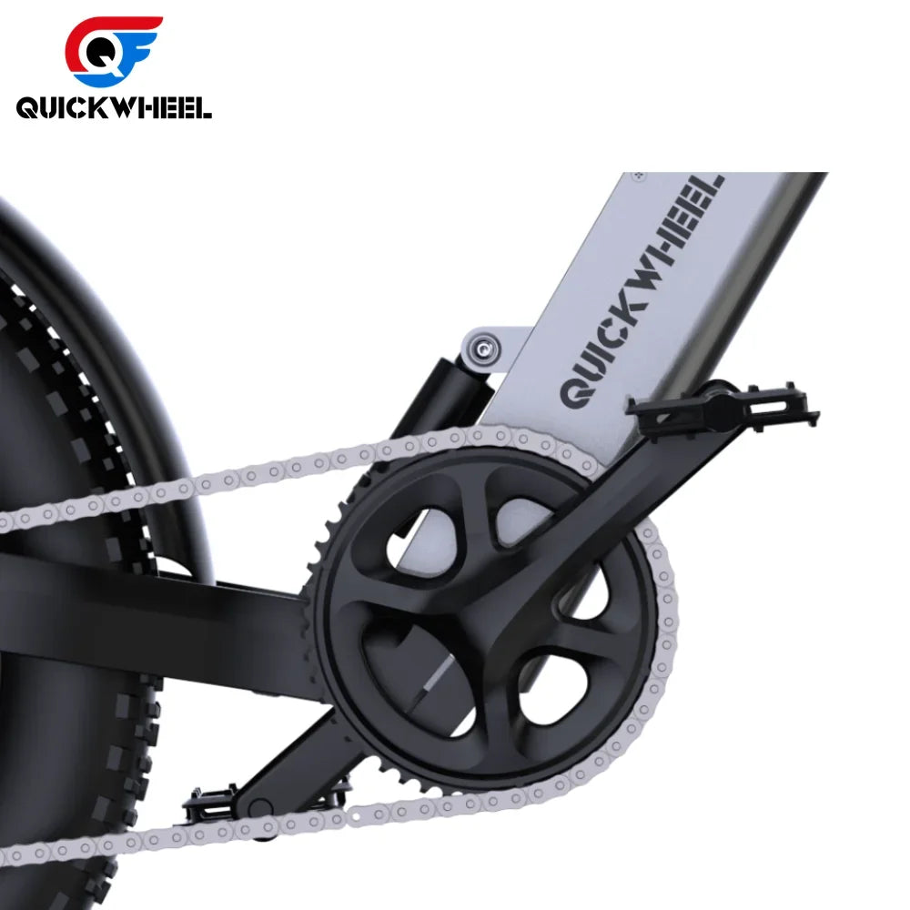 1000W 48V 15Ah Electric Moped Bike