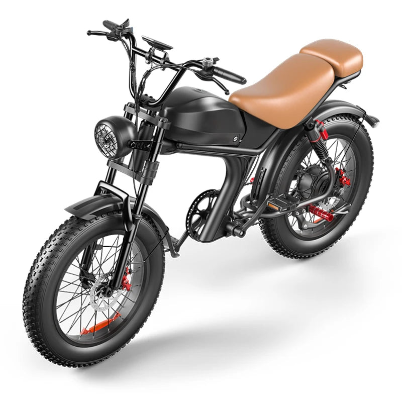 7-Speed 20 Inch Full Suspension Folding Electric Bike