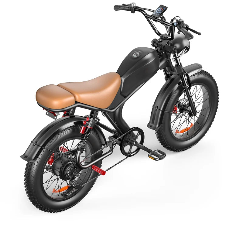 7-Speed 20 Inch Full Suspension Folding Electric Bike