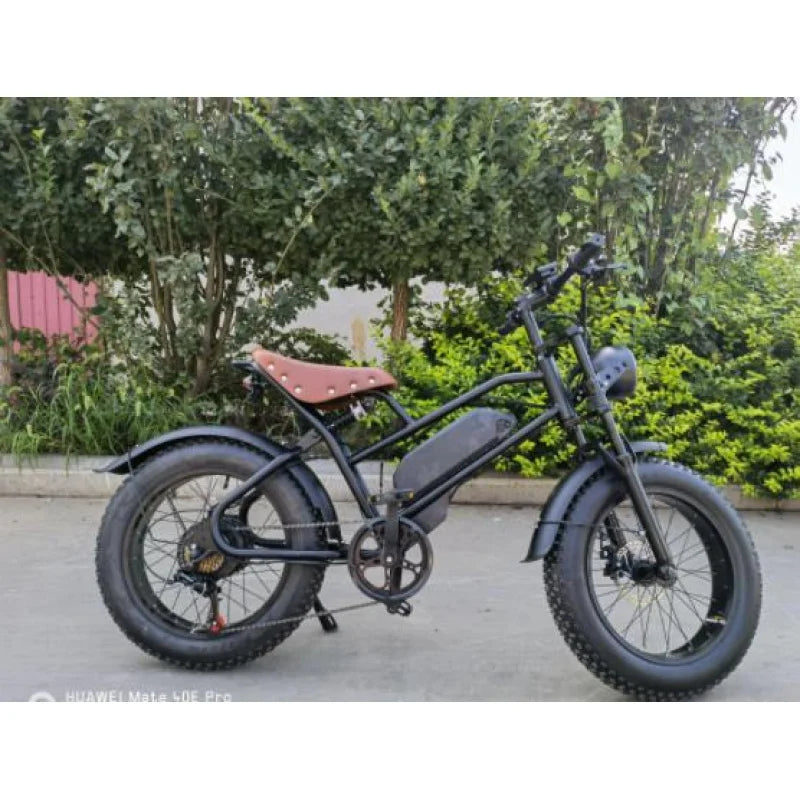 20-inch Retro Wide Tire Electric Bike