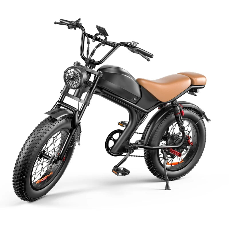 7-Speed 20 Inch Full Suspension Folding Electric Bike