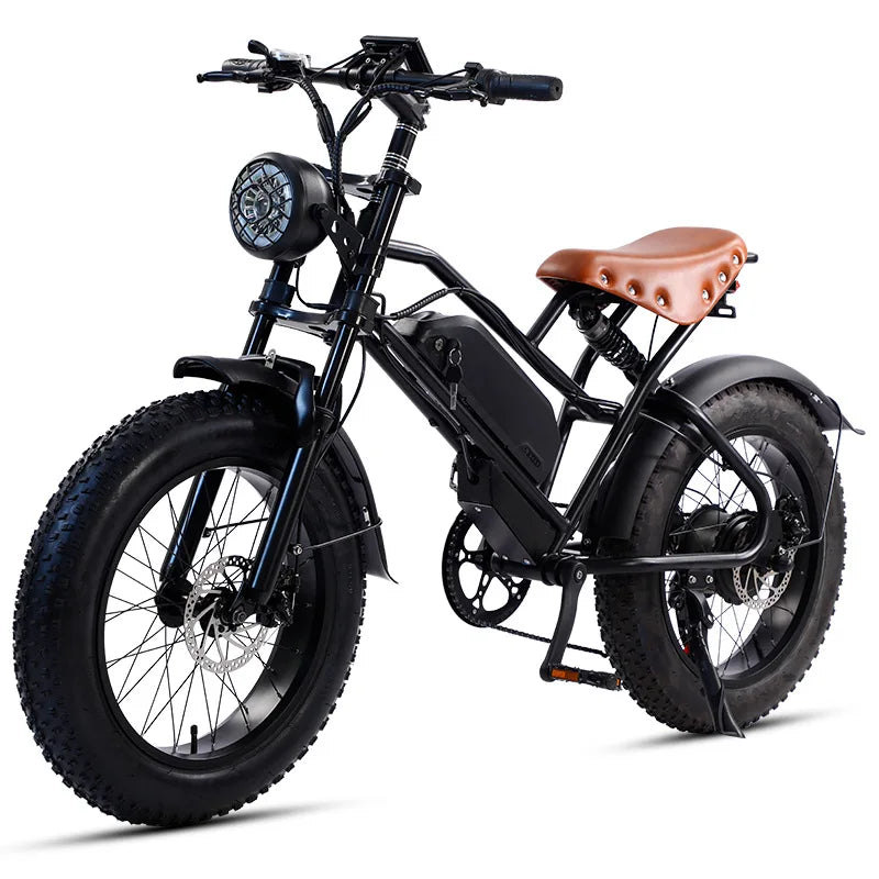 20-inch Retro Wide Tire Electric Bike